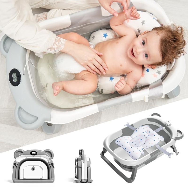 Baignoire bébé pliable - Confort & Sécurité | SweetBath