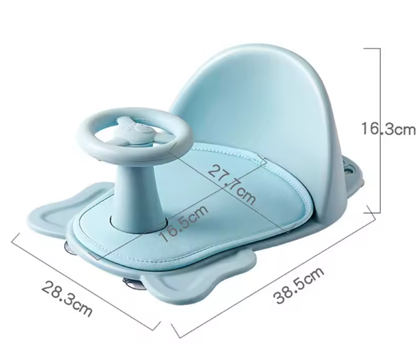 Tabouret de Bain avec Roues et Ventouse - Gabello